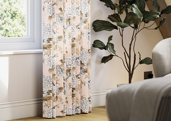 Bouquet Velvet, Soft Apricot - Made to Measure Curtain - Image 5